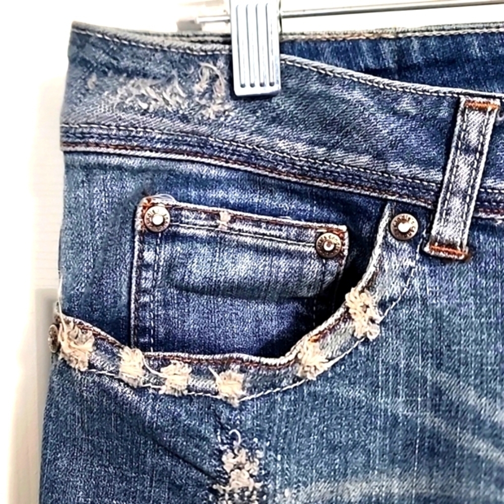 Candies Jeans w/distressed & embellishments Sz 13 - Picture 7 of 10